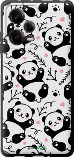 Чохол на Xiaomi Redmi Note 12 Pro 5G Панди "4318b-2932-2448"