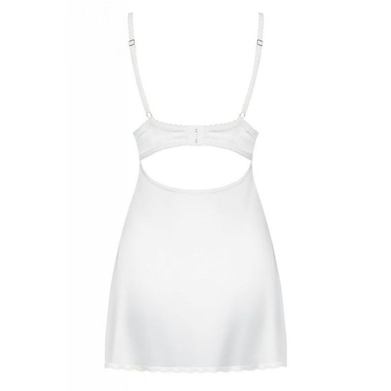 Пеньюар Obsessive 871-CHE-2 white Chemise L / XL Sex Aura | Зображення 3