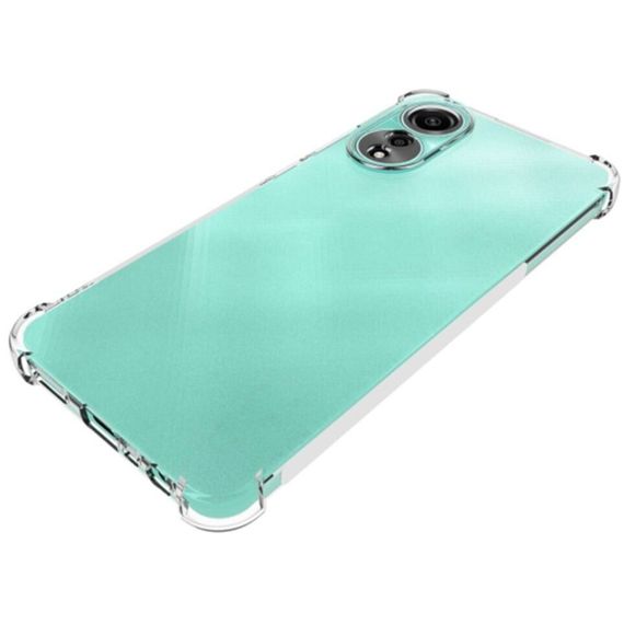 Прозорий Силіконовий чохол з посиленими кутами для Oppo A38 | Зображення 2