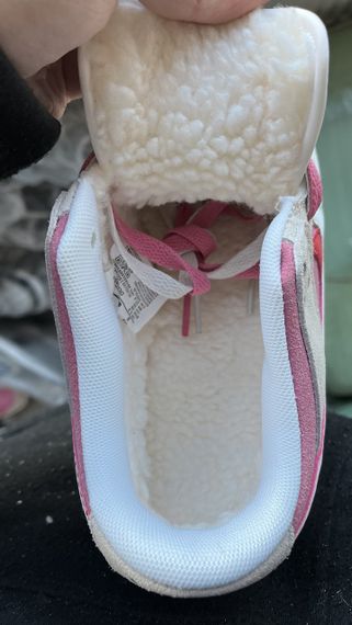 Кросівки зимові Dunk SE 85 Double Swoosh Pink Rabbi  Хутро , В'єтнам зима 0277 38 24 см | Зображення 1