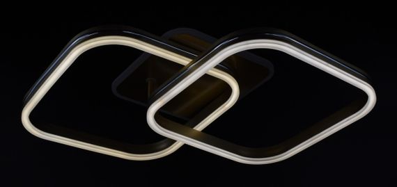 Люстра світлодіодна стельова LED світильник для квартири на стелю лед 26326 Золото 12х42х68 см. | Зображення 4