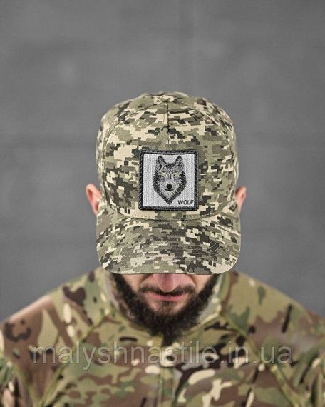 Бейсболка пиксель тигр  ДЛ6473