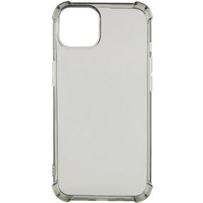 TPU чохол GETMAN Ease logo посилені кути для Apple iPhone 14 (6.1") Сірий (прозорий)