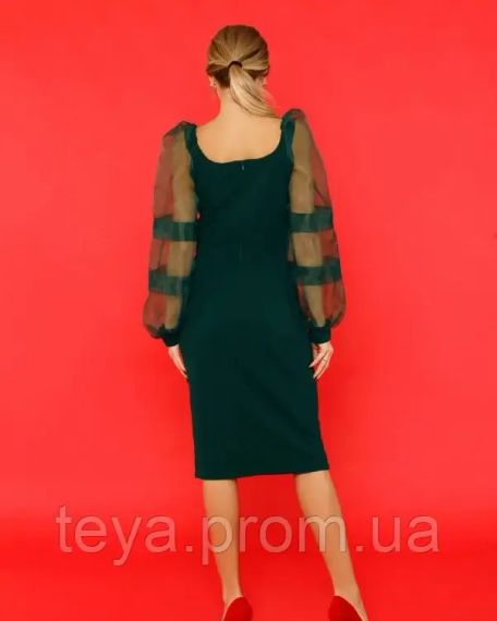 Плаття для жінок колір зелений розмір L FI_001158 | Зображення 2