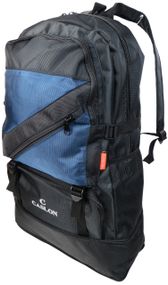Рюкзак туристический 40L Caslon  черный с синим