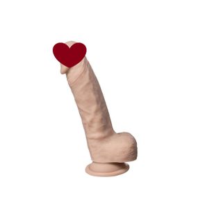 Фаллоимитатор SilexD Vetus Real Skin Flesh (8in MODEL 1) суперсофт-силикон+Silexpan, диаметр 4,1 см Sex Aura