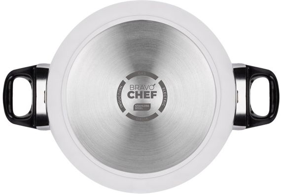 Каструля Bravo Chef 24 см (4.5 л) з бакелітовими ручками | Зображення 4
