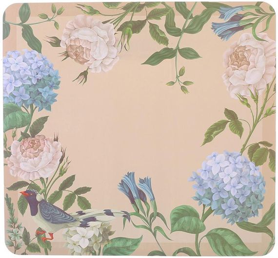 Набір 12 сервірувальних серветок 28x30см підтарільники Floral-120, поліпропілен