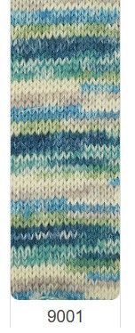 Пряжа Alize Superwash Artisan № 900  (Алізе Супервош Артісан) – 75% вовна, 25% поліамід, 100 г / 420 м1 | Зображення 1