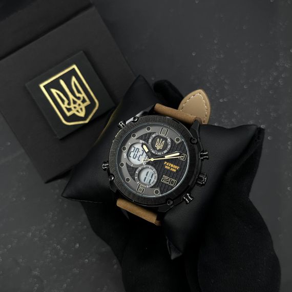 Patriot 017BKBR Тризуб золото Black-Brown | Зображення 2