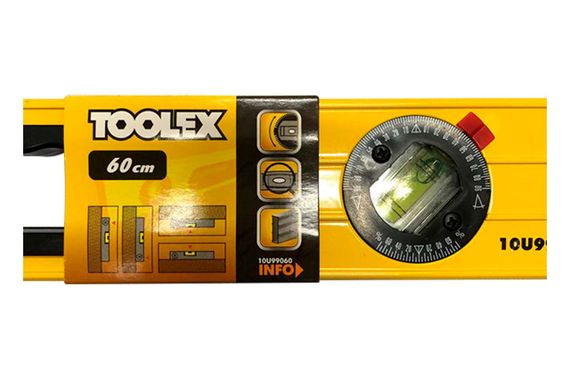 Уровень Toolex - 600мм с поворотной капсулой (10U99-060) | Зображення 1