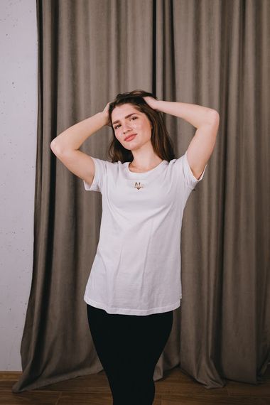 Футболка жіноча Носи своє 44 Білий (p-9933-164475) | Зображення 5