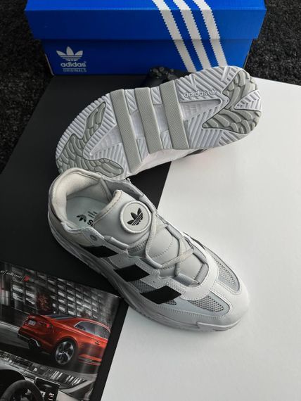 Мужские кроссовки A-dida-s Niteball PRM White Grey Black , Вьетнам | Зображення 3