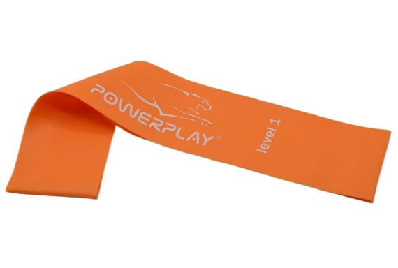 Резинка для фітнесу PowerPlay 4140 Level 1 Stretch Band (1-5 кг) Помаранчева (PP_4140_Orange) | Зображення 3