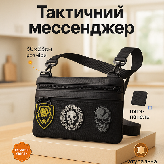 Мужская плечевая сумка слинг, Мужская портативная сумка через плечо натовская тактическая RC-94