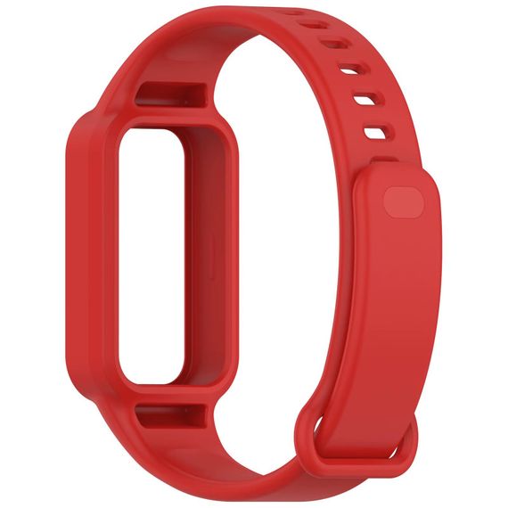 Силиконовый ремешок для Xiaomi Mi Smart Band 9 Active Red | Зображення 1