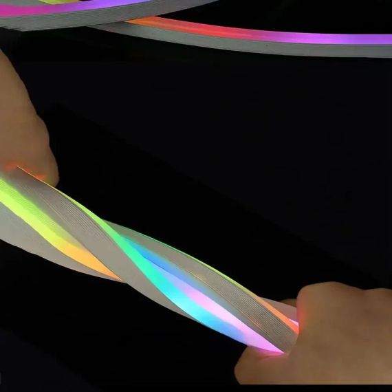 Умная неоновая лента от USB, 10 м, пульт + Bluetooth, Rgb / RGB лента / Гибкий неон / Лента светодиодная | Зображення 3