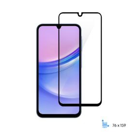 Захисне скло 2E  для Samsung Galaxy A15-M15 (A155-M156), 2.5D FCFG, (1 Pack), чорна рамка (2E-G-A15-SMFCFG-BB)