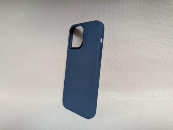 Чохол для iPhone 14 Pro Max / Айфон 14 Про Макс Proove Soft Touch MagSafe, TPU, матовий, синій | Зображення 3