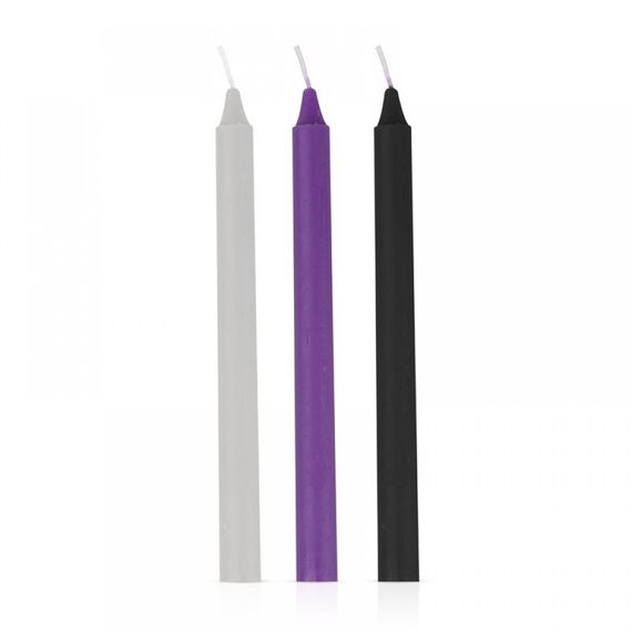 Набір свічок низькотемпературних 3 шт Sensual Hot Wax Candlesм | Зображення 1