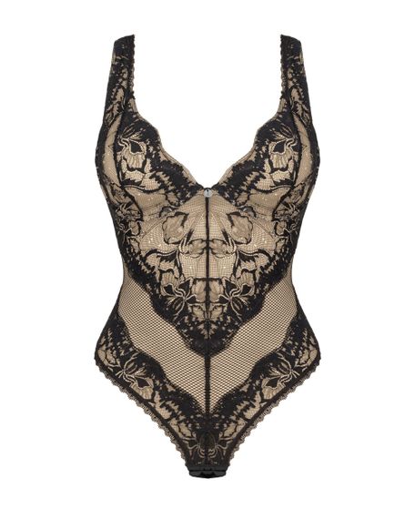 Боди Obsessive Olvidia Черное XS/S | Зображення 4