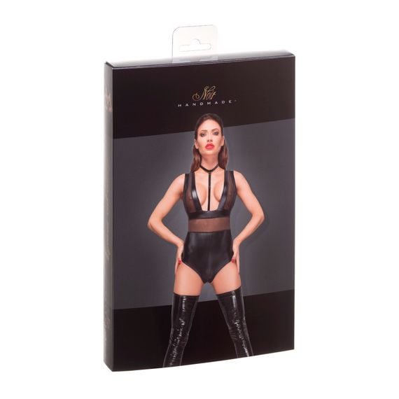 Боді з мокрим ефектом Noir Handmade F183 Powerwetlook body, XL | Зображення 3