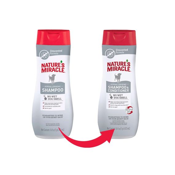 Шампунь - кондиціонер 8in1 Nature s Miracle для собак гіпоалергенний 473 мл | Зображення 2