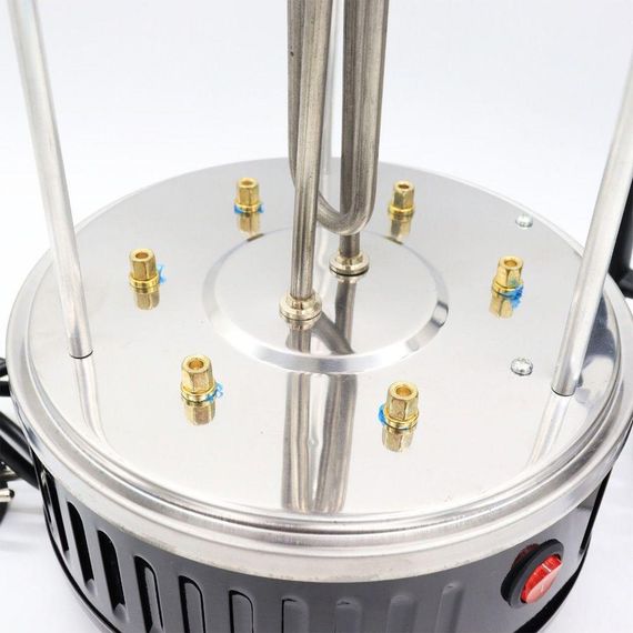 Електрошашличниця вертикальна на 6 шампурів, 1000W, Kebabs Machine / Домашня електрична шашличниця | Зображення 6