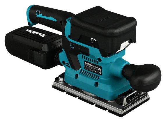 Шліфмашина вібраційна акумуляторна Makita DBO380Z (93x228 мм, 4000-12000 хв-1, BL, LXT, без акумуляторів та зарядного пристрою) | Зображення 3