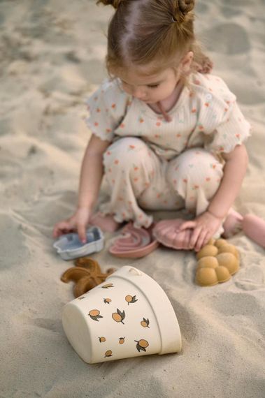 Набір іграшок для піску дитячий силіконовий Лимон | Зображення 1