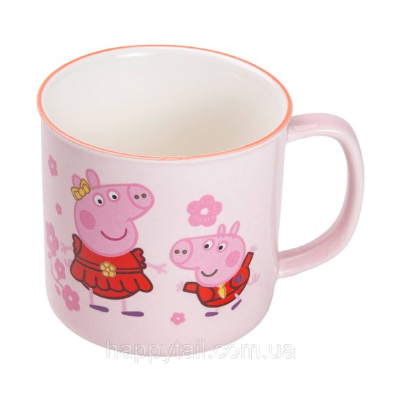 Кружка порцелянова Peppa Pig 400 мл рожева рожева HP-15-13