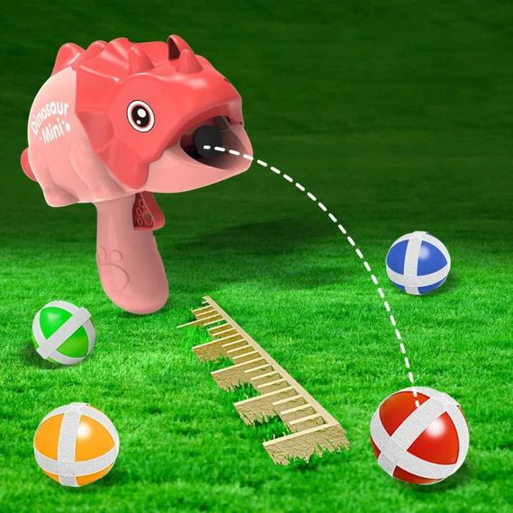 Інтерактивна гра Dinosaur Athletics Gun на липучках + мішень Red | Зображення 1