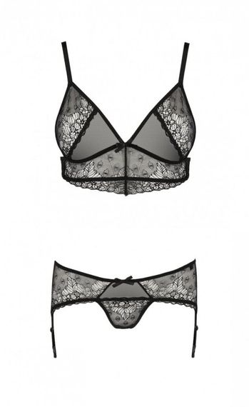 Комплект Passion Exclusive VELIA SET Чорний 2XL/3XL | Зображення 2