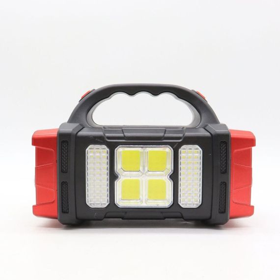 Кемпінговий ліхтар з сонячною панеллю та PowerBank, 2400mAh, USB, Hurry Bolt HB-1678, Червоний / Ручний LED ліхтар | Зображення 7