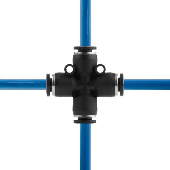 Цангове з'єднання Х-подібне для поліуретанових та ін. шлангів 6 мм INTERTOOL PT-2366 | Зображення 3