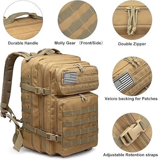 Тактичний рюкзак OPERATOR 50L Assault MOLLE – штурмовий військовий рюкзак + подарунок | для ЗСУ, туризму, виживання