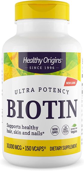 Біотин Healthy Origins Biotin Ultra Potency 10000 mcg 150 Veg Caps