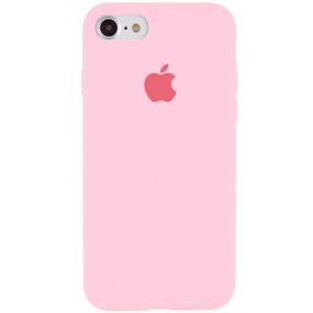 Чехол Silicone Case Full Protective (AA) для Apple iPhone 6/6s (4.7") Розовый / Light pink