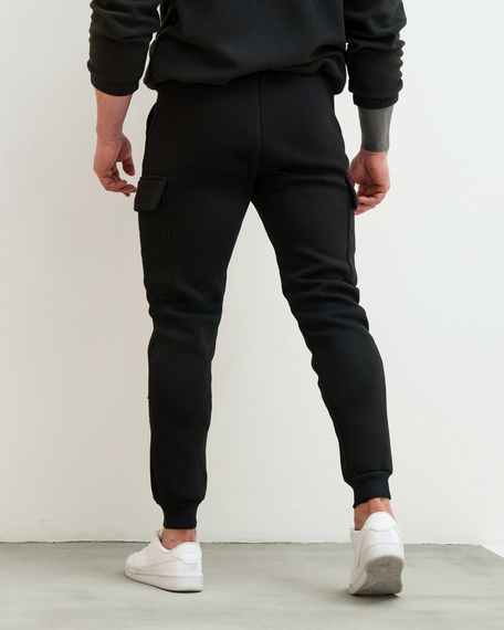 Штани Карго Зимові чорний S XL | Зображення 3