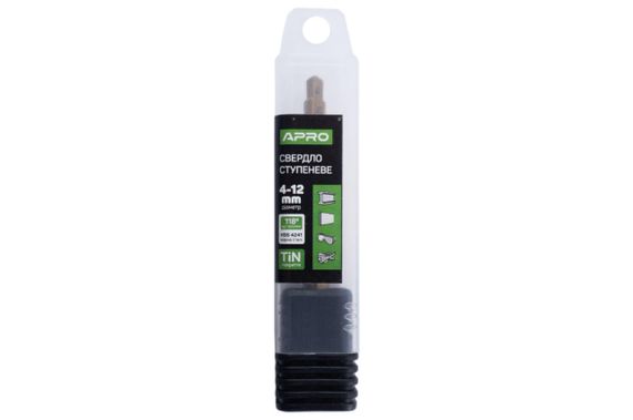Сверло по металлу ступенчатое Apro - 4-12 мм 830291 (830291) | Зображення 3