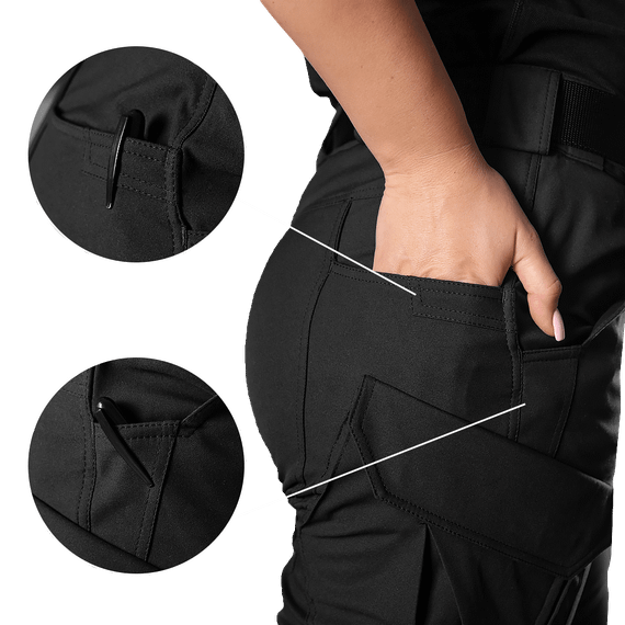 Штани Pani Герць Police Чорні (8416), XXXL | Зображення 9