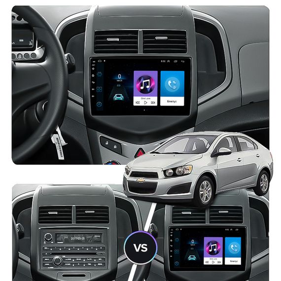 Штатная магнитола 9" Lesko для Chevrolet Sonic I 2011-2016 1/16Gb/ Wi-Fi GPS Optima Шевролет | Зображення 2