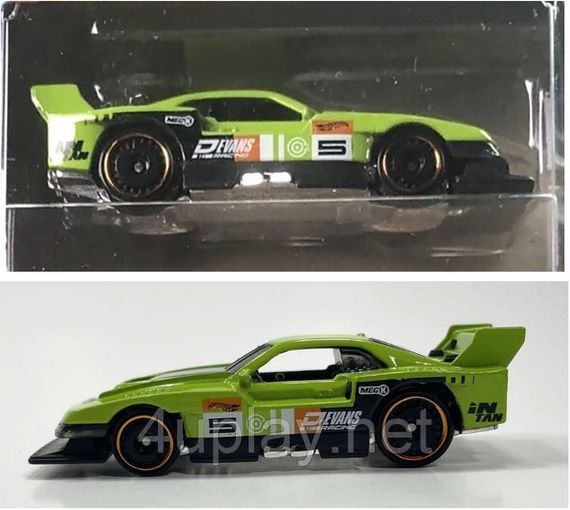 Hot Wheels Retro Racers Подарунковий набір з 5-ти гоночних ретро автомобілів Хот Вілс | Зображення 2