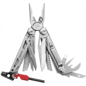 Мультитул Rocktol 22-в-1 з нейлоновим чохлом, кресалом, свистком та бітами (SK04)