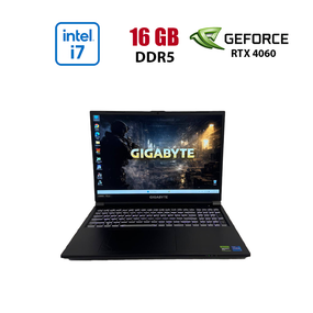 Игровой ноутбук Б-класс Gigabyte G6 KF / 16" (1920x1200) IPS / Intel Core i7-13620H (10 (16) ядер по 3.6 - 4.9 GHz) / 16 GB DDR4 / 512 GB SSD / nVidia GeForce RTX 4060, 8 GB GDDR6, 128-bit / WebCam б/у