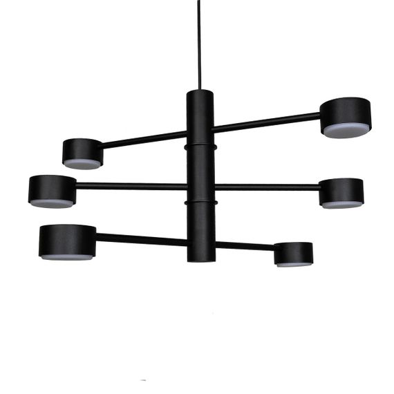 Люстра (світильник підвісний) Orbi Dots GX53 P6 610305 Чорний, Atmolight