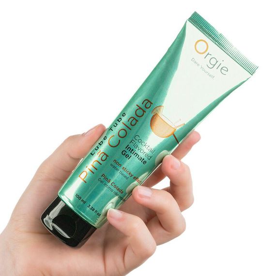 Лубрикант на водній основі Orgie Lube Tube Pina Colada, 100 мл, смак та аромат піна колади Sex Aura | Зображення 3
