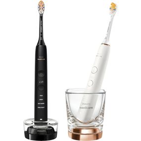 Набір електричних зубних щіток Philips Sonicare HX9914/69 Diamond Clean (серія 9000) Black+White