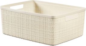 Корзина для хранения Curver (Курвер) Jute M 12 л (01905) Кремовый