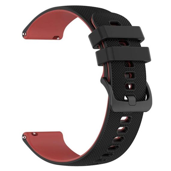 Ремешок Ribby для Smart Watch 22mm Black / Red | Зображення 1